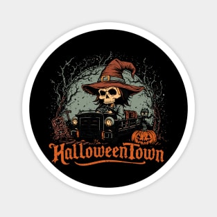 Halloweentown Cab Ride Magnet